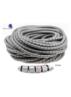 Royal Apex Royal Apex HD Spiral Wire Wrap Tube PC Cable Management For Computer Car Wire Cover Sleeve (8 mm)  - Image 2