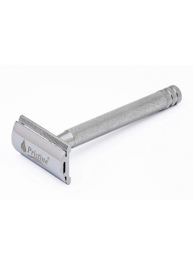 Pristine Shaving Double Edge Safety Razor For Men Crome Plating (Close Comb)  - Image 2