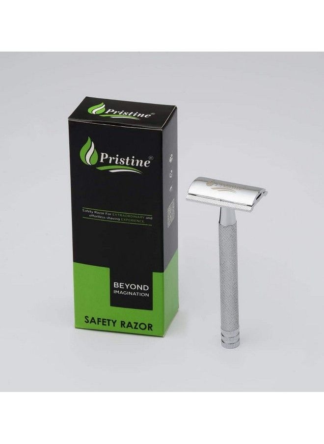 Pristine Shaving Double Edge Safety Razor For Men Crome Plating (Close Comb)  - Image 4