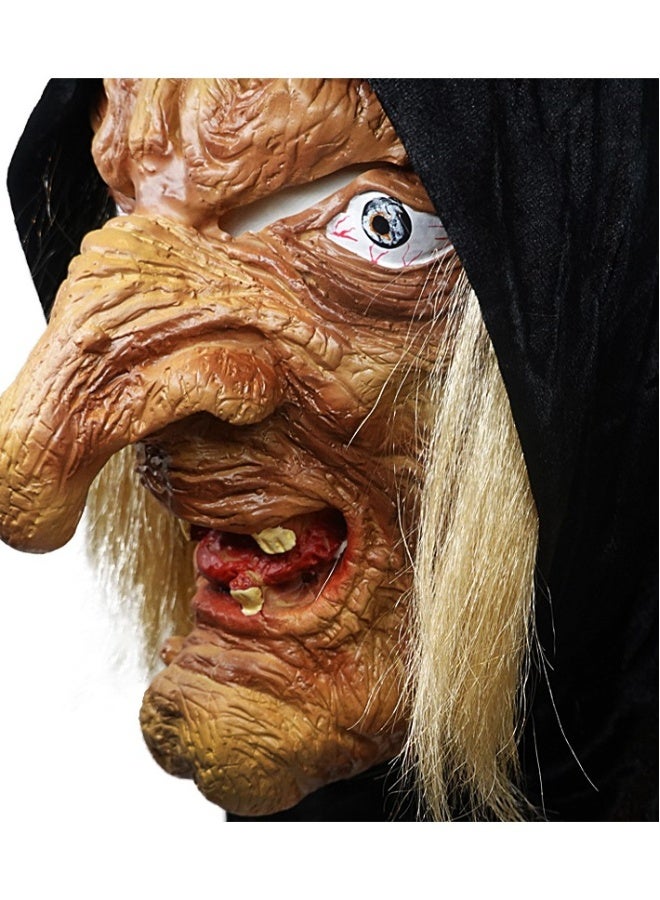Beauenty Halloween party mask Latex head cover party dance mask Female dress up movie props witch mask accessories - Image 4