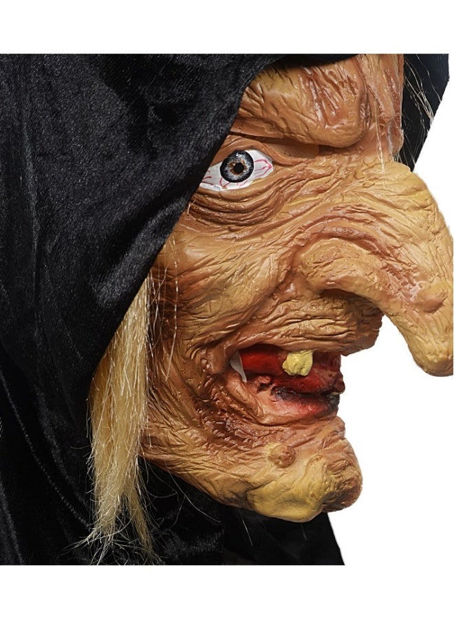Beauenty Halloween party mask Latex head cover party dance mask Female dress up movie props witch mask accessories - Image 3
