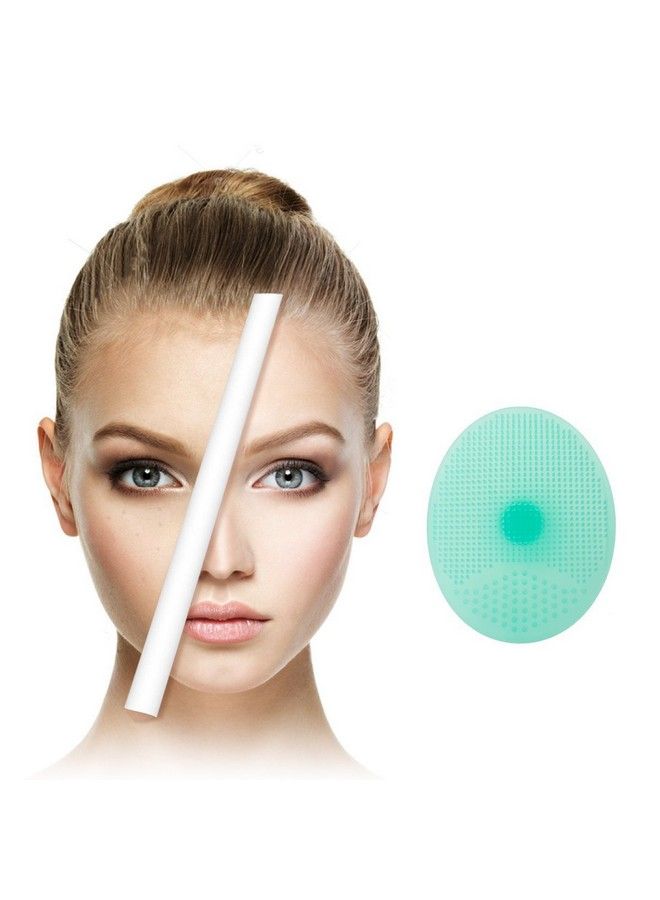 Gugzy Facial Cleansing Pads Soft Silicone Face Scrubbers Exfoliators Face Cleansing Tool Perfect For Massage Washing Pore Cleanser Blackhead Removing Exfoliating And Baby Shower (Pack Of 1) - Image 5