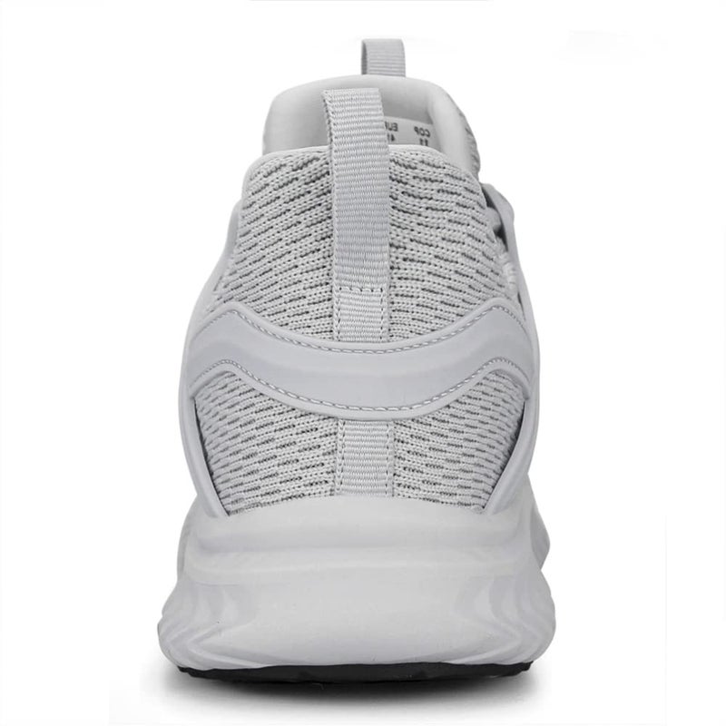 Abboos Women's Athletic Running Shoes Mesh Sneakers Tennis Shoes Sports Lightweight Breathable Outdoor Walking Shoes Grey Size 5.5 - Image 5