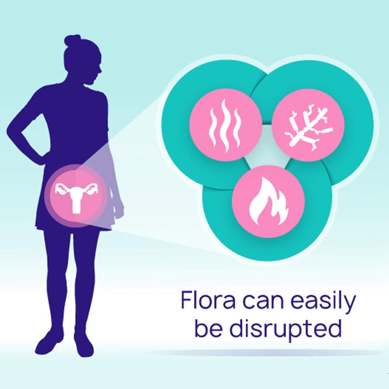 RepHresh ProB Probiotic Supplement for Women 30 Capsules and vH essentials Ph Balanced Daily Feminine Wash 6 Fl Oz - Image 4