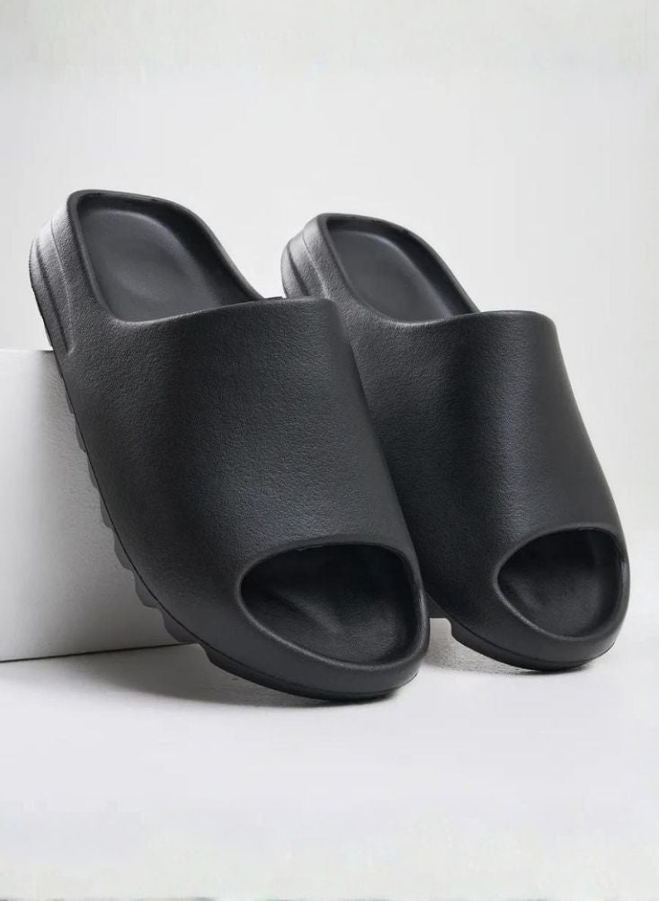 NinEx Waterproof Comfort Slides – Black - Image 2