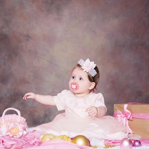 Haboke Abstract Professional Photography Backdrop for Portrait Photo Props Booth Background Photoshoot Studio with Polyester Fabric Roller Pocket on Top (6x8ft,Purple,No Stand) - Image 3