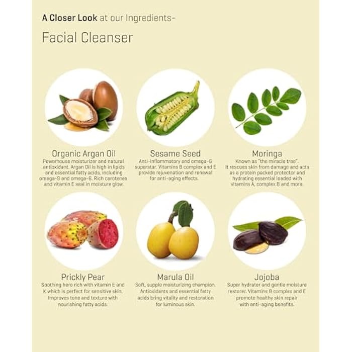 PURE CODE Daily Facial Cleanser Scented with Lemongrass to Remove Makeup, Daily build-up, and Impurities - Made In the USA - Image 3