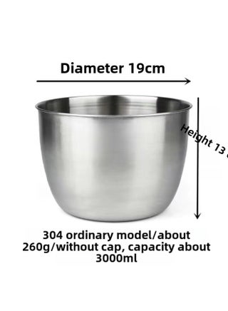 304 Stainless Steel Deepened Bowl Bowl Bowl Chicken Bowl Thickened Splash-proof Egg Beating Bowl Seasoning Bowl Cream Bowl Cold Pot String Bowl-Specification:§deepen The Egg Beating Basin Width 19 Height 13§-Colour:§default§ - pzsku/Z3A5A8AF98303BD0010F3Z/45/1746232152/06cb9e65-0ccd-408d-9acb-556372e2725a