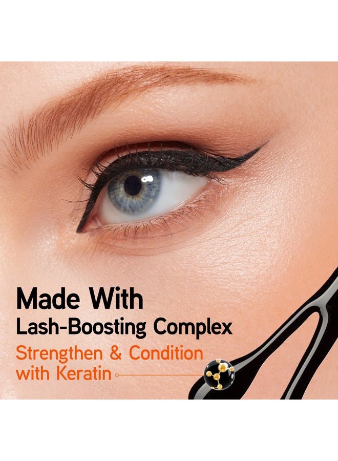 Physicians Formula Eye Booster, Lash-Enhancing 2-in-1 Eyeliner Serum, Dermatologist Approved, Hypoallergenic, Cruelty-Free & Vegan - Blackest Black - Image 2