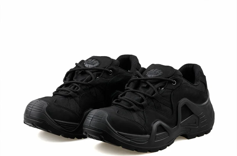 Scooter  Scooter Waterproof Leather Black Tactical Men's Shoes P1493NS