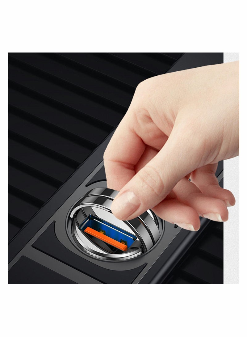 SYOSI 60W Car Charger Fast Charging Adapter with PD 30W USB C Port QC3.0 Dual Ports Type Compatible iPhone 13/13 Pro/12/12 Pro Max/XS/XR Galaxy Accessories - Image 4