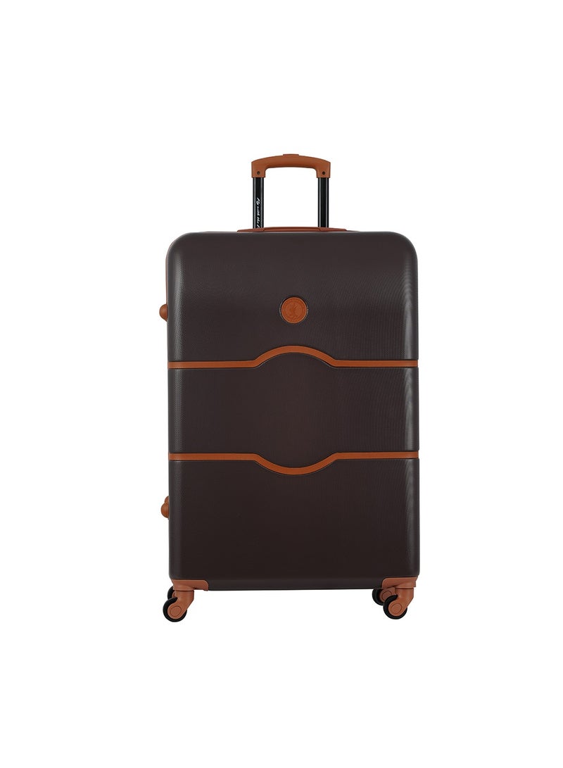 Eagle Express ICONIC Check-in Travel ABS Hard Trolley 360° Double Spinner Wheels Secure Lock 28 inch MAPLE BROWN - Image 2
