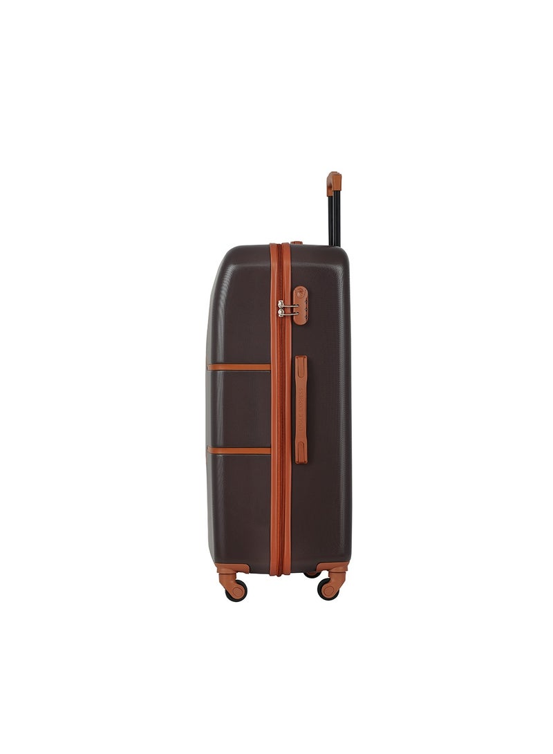 Eagle Express ICONIC Check-in Travel ABS Hard Trolley 360° Double Spinner Wheels Secure Lock 28 inch MAPLE BROWN - Image 3