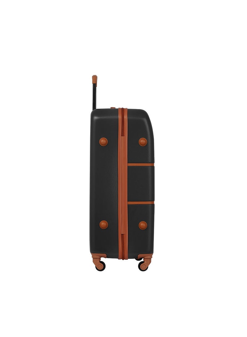 Eagle Express ICONIC Check-in Travel ABS Hard Trolley 360° Double Spinner Wheels Secure Lock 28 inch MAPLE BROWN - Image 4