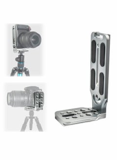 Y&D DSLR Camera L Bracket Quick Release Plate Vertical Horizontal Switching Tripod Board Compatible with Canon / Nikon Sony DJI Osmo Ronin Zhiyun Stabilizer Monopod 