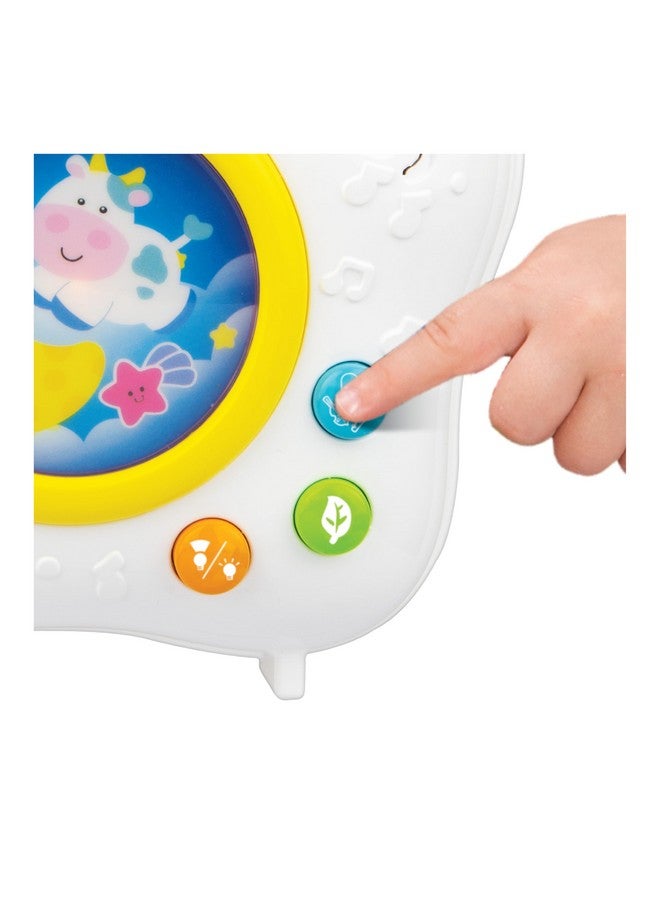 WinFun مشروع أحلام الأطفال من وينفن - أضواء دوارة، أصوات طبيعية، أغاني مهدئة ومؤقت نوم، للاستخدام في السرير أو على الطاولة، ضوء ليلي مهدئ للمواليد والرضع - بطاريات متضمنة - Image 3