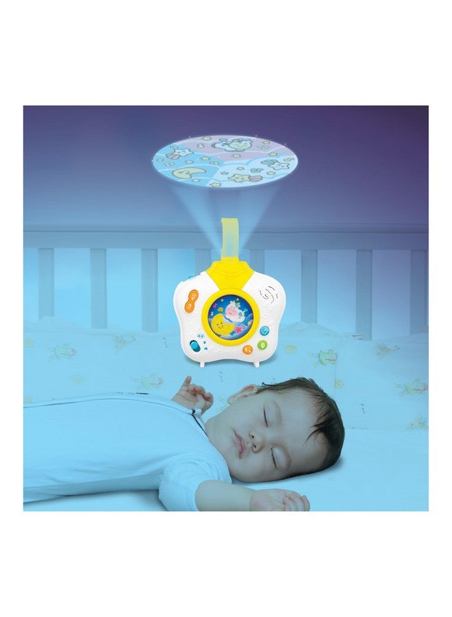 WinFun مشروع أحلام الأطفال من وينفن - أضواء دوارة، أصوات طبيعية، أغاني مهدئة ومؤقت نوم، للاستخدام في السرير أو على الطاولة، ضوء ليلي مهدئ للمواليد والرضع - بطاريات متضمنة - Image 5