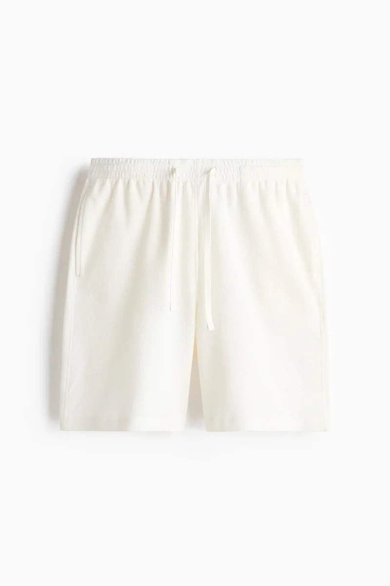 Relaxed Fit Waffled shorts