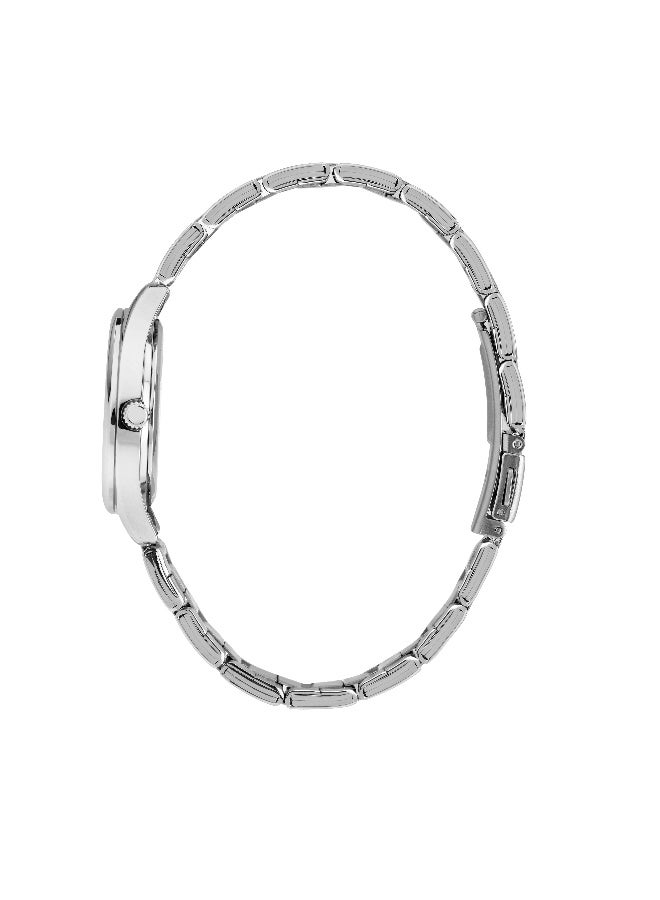 B&G Women's Gold Round Analog Dial with Silver Stainless Steel Band Watch - 31mm - R3853316502 - Image 3