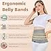 Strenbodi Abdominal Binder Post Surgery Postpartum Belly Band Csection Belly Binder Girdle for Postnatal Adjustable Belly Wrap Stomach Compression Hernia Belt For Men or Women After Pregnancy Hysterectomy - Image 4