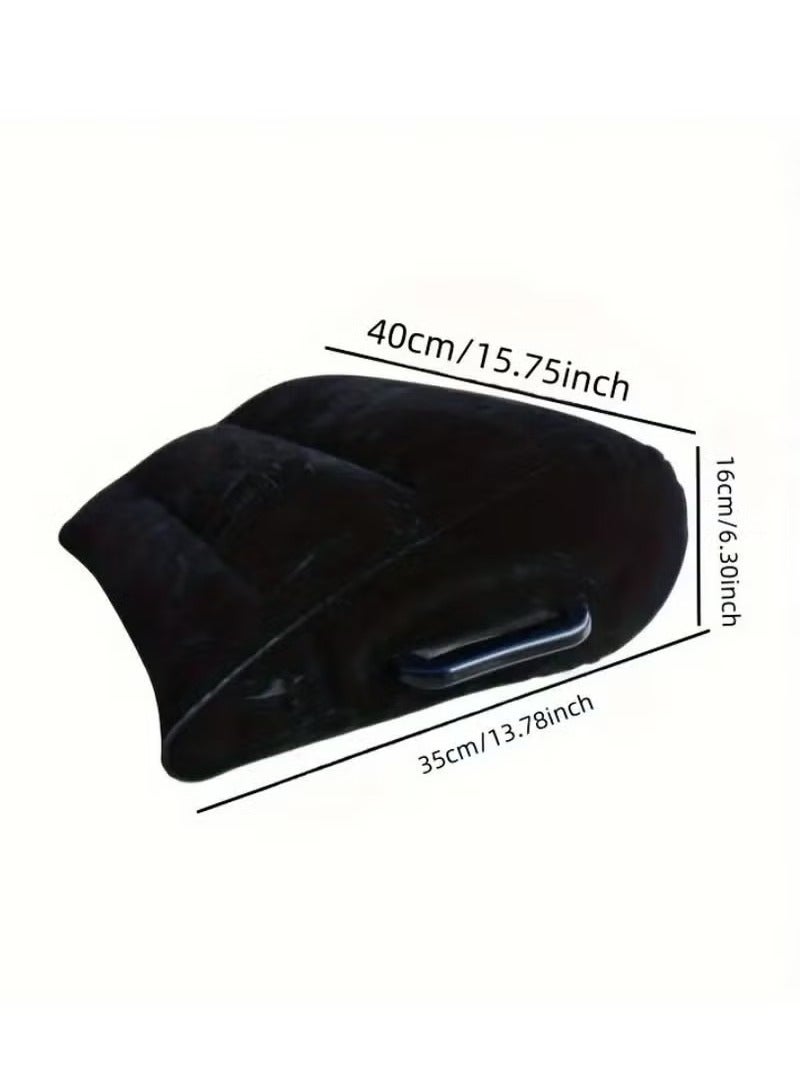 NIBEMINENT Leg Positioner Pillow Inflatable Pillow for Home Travel Inflatable Pillow Portable Cushion Body Pillow for Sleeping Leg Elevation Bed Sofa Travel Camping  - Image 2