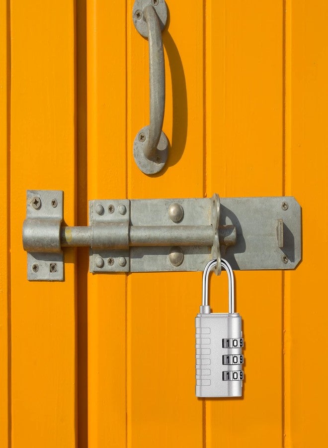 Kenning 24 Pack Combination Lock 3 Digit Outdoor Padlock Locker Lock Combo Lock Combination Padlock for School Gym Sports Locker, Gate, Luggage, Fence, Tool Box, Hasp Storage Case, Blue,Sky - Image 5