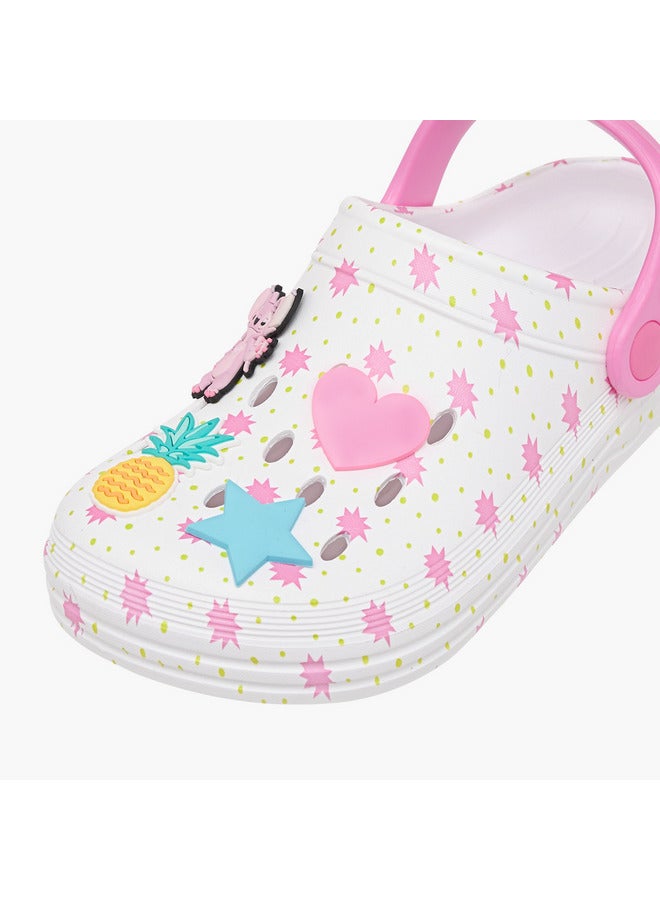 Disney Girls Angel Applique Clogs with Back Strap  - Image 4