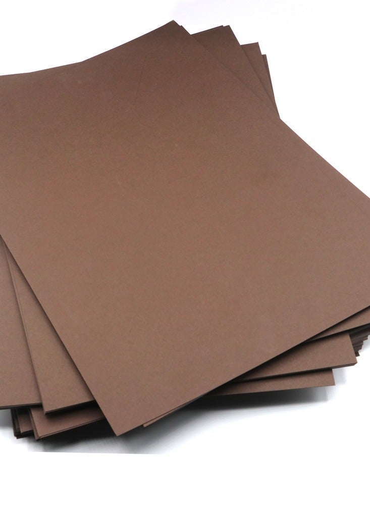 firstnock Brown Color Card Paper - 250 GSM Thick Colored Card Stock - Premium Craft Paper for DIY, Invitations, Arts & Crafts, and Printing (Dark Brown, A4-20 Sheets) - Image 5
