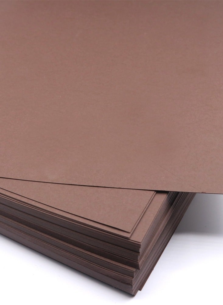 firstnock Brown Color Card Paper - 250 GSM Thick Colored Card Stock - Premium Craft Paper for DIY, Invitations, Arts & Crafts, and Printing (Dark Brown, A4-20 Sheets) - Image 3