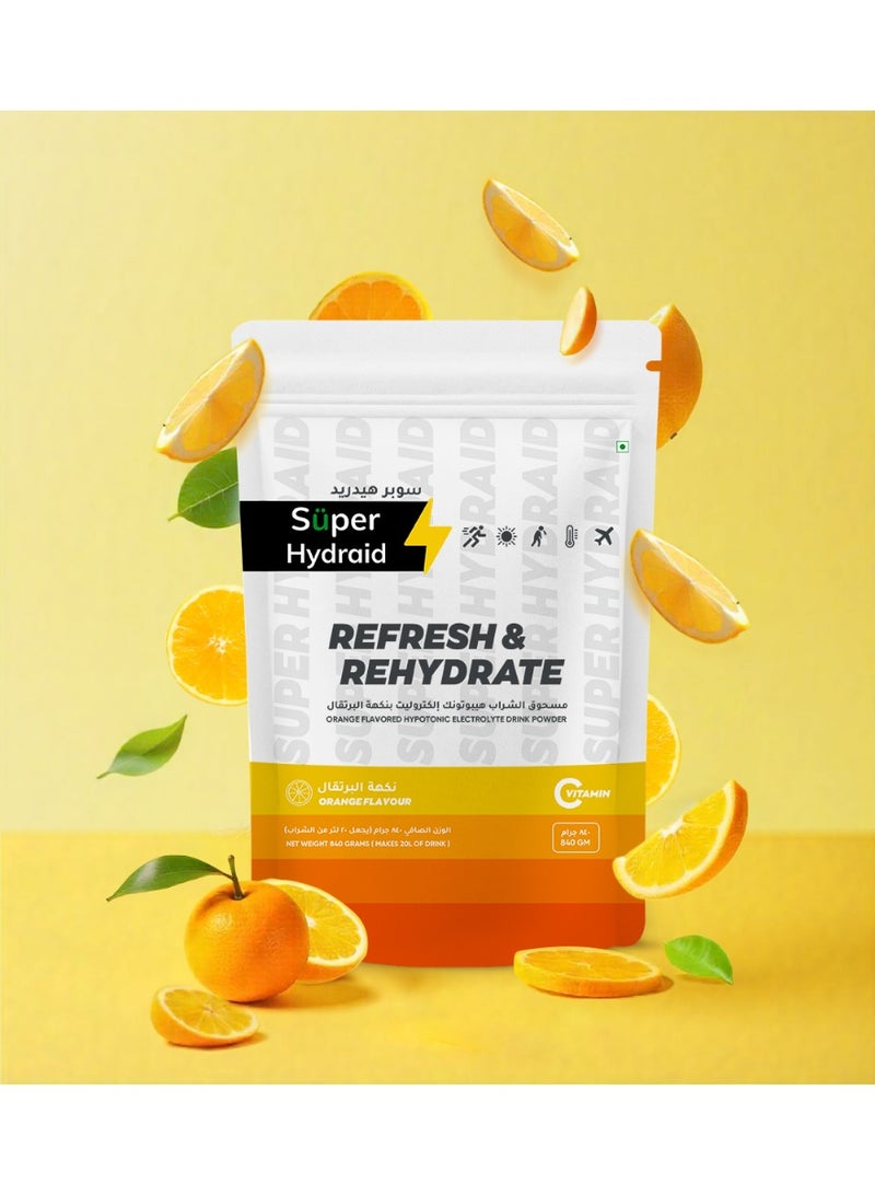 Super Hydraid Electrolyte Drink Mix | Orange - Image 1