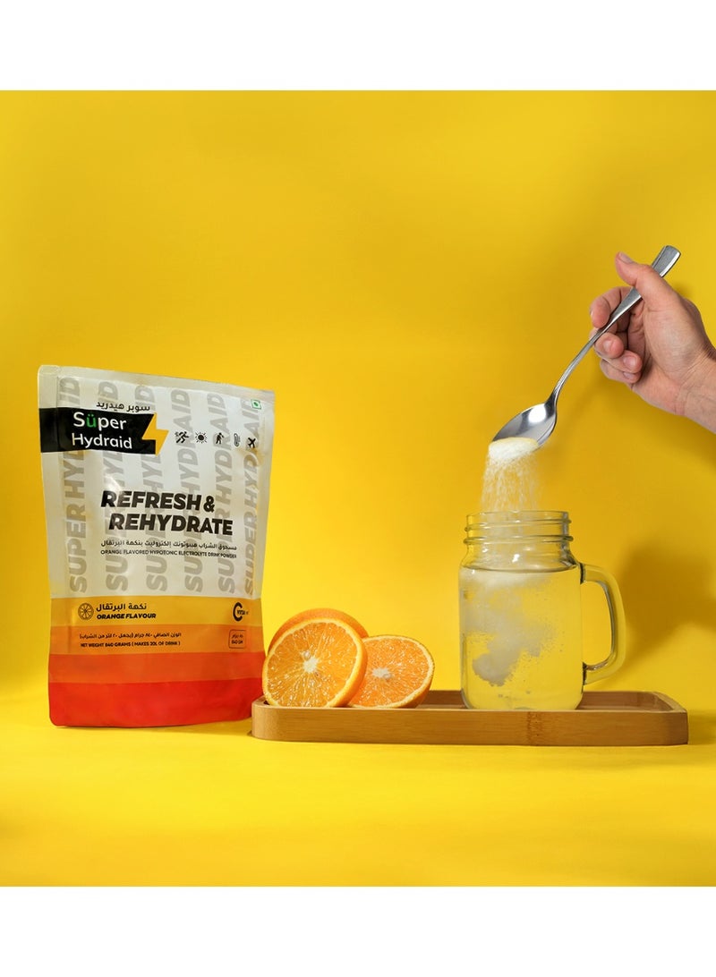 Super Hydraid Electrolyte Drink Mix | Orange - Image 3