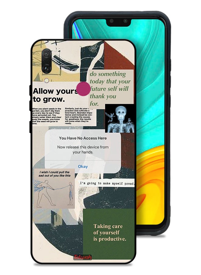 Tolwak Huawei Y9 (2019) Protective Case Cover Allow Yourself To Grow - Image 1