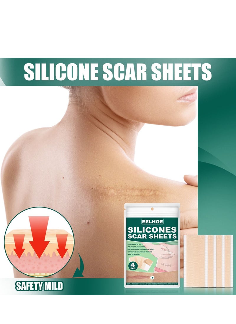 EELHOE Silicone Gel Scar Patch Skin Wound Repair Patch 4*7.5CM  - Image 4