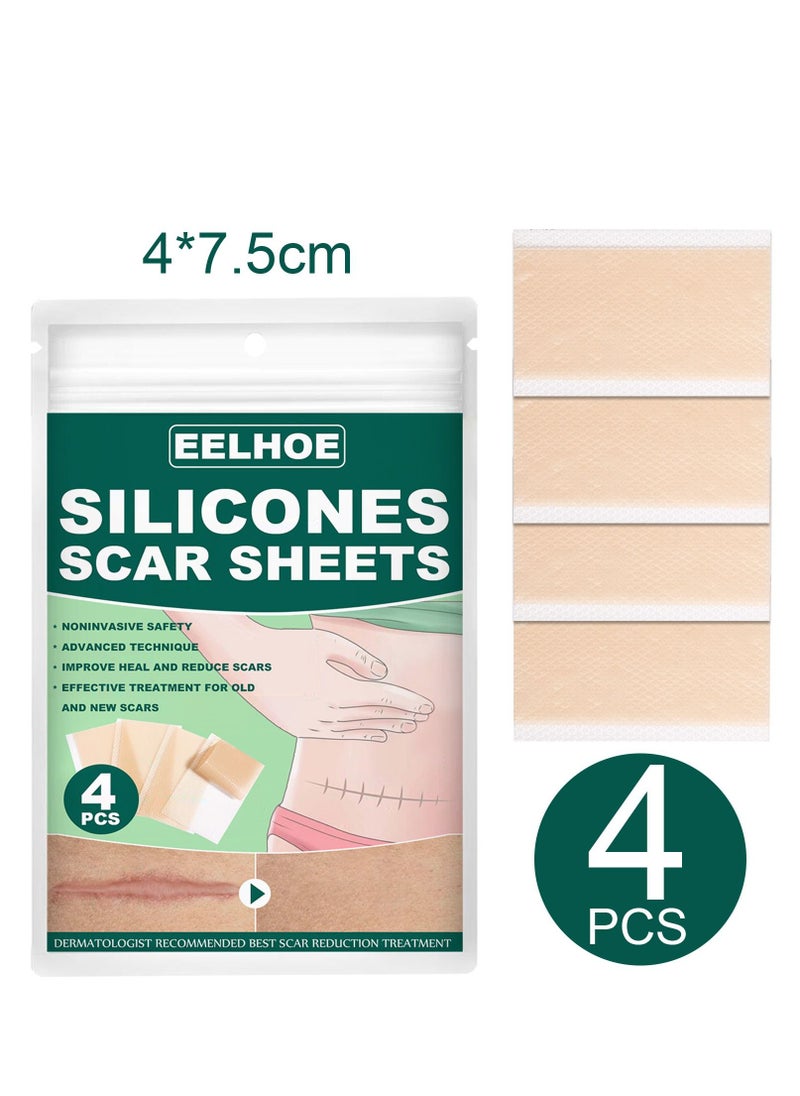 EELHOE Silicone Gel Scar Patch Skin Wound Repair Patch 4*7.5CM  - Image 1
