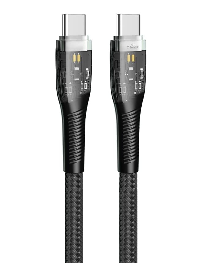 Trands Glassyseries Type C to C Cable TR-CA696 - Image 1