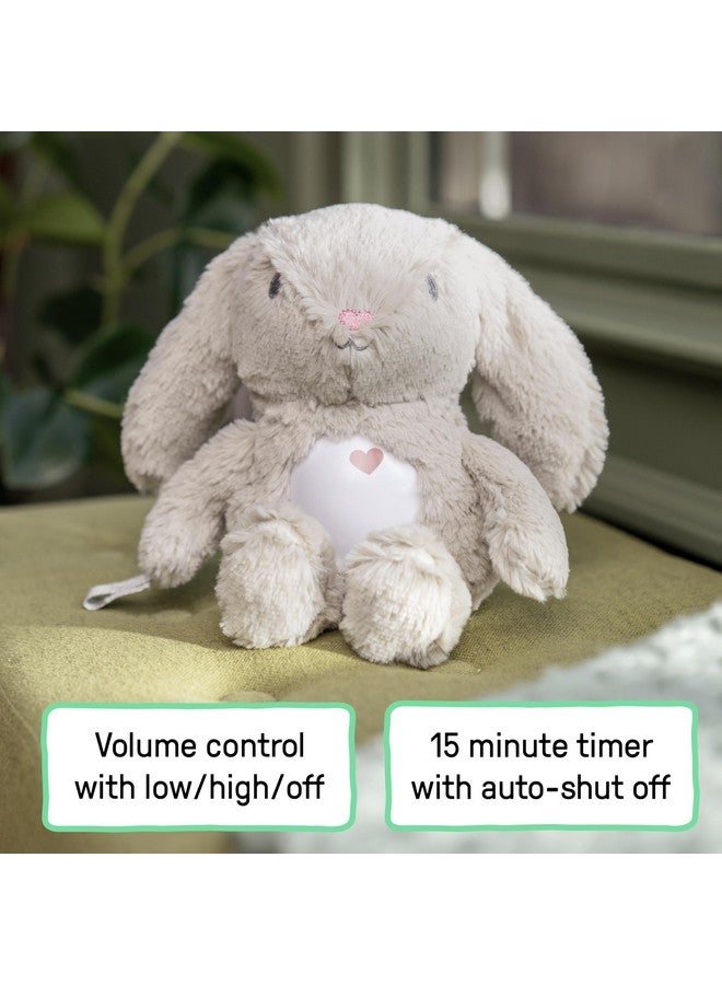Ingenuity Sylvi Cuddle Pal Daytime Baby Soother, Cry Activated, 8 Soothing Songs, 0+M - Plush Bunny - Image 3