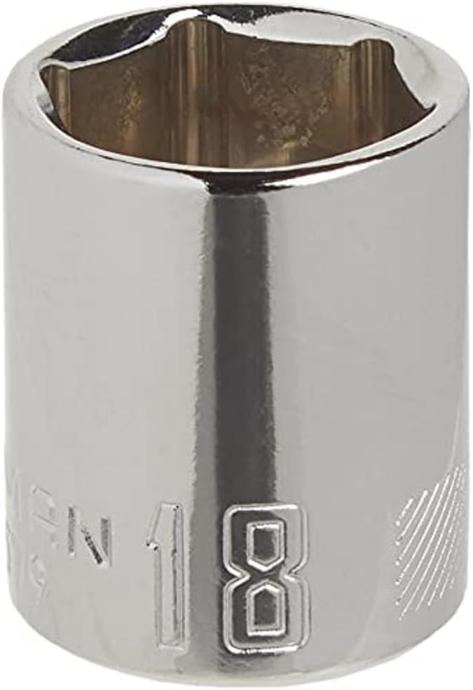 CRAFTSMAN CRAFTSMAN Shallow Socket Metric 38Inch Drive 18mm 6Point CMMT43579  - Image 1