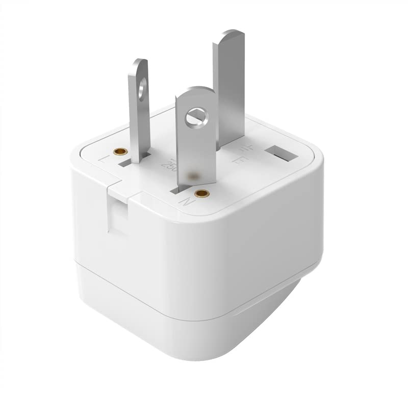 Gadget Wagon India Australia plug converter 3 pin with earthing - Image 3