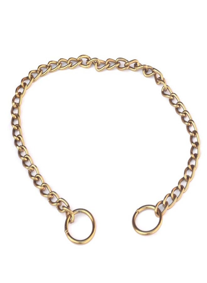 Pure Source India Heavy Duty Diamond Cut Gold Dog Choke Chain Training Dog Collar for Cats, Puppies and Dogs (24 inch), Hard Metal, (Pack of 1) - Image 4