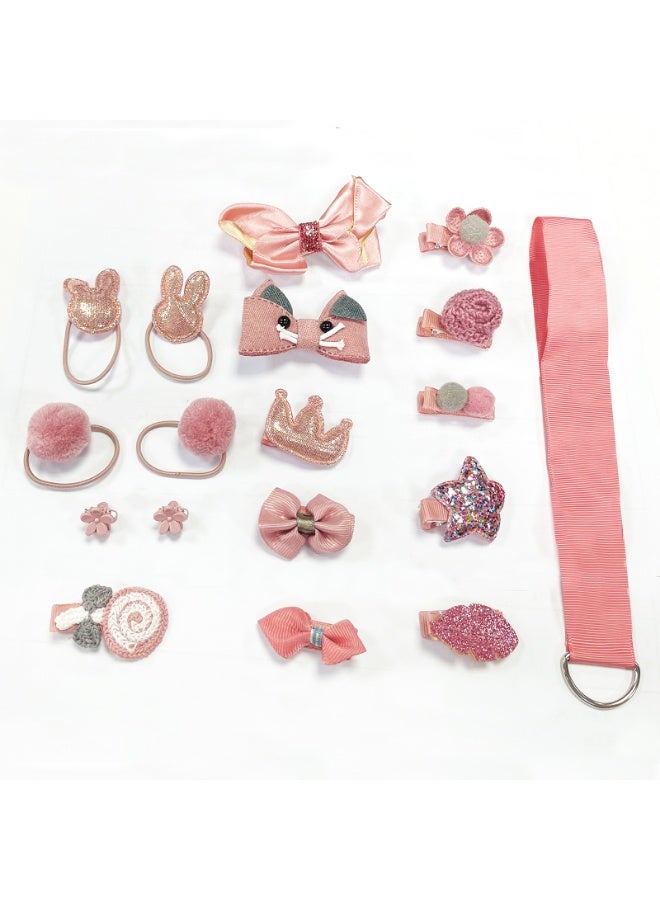 18 Pieces Baby Hair Accessories Princess Headdress Girls Headband Children Barrettes Headband - Image 1