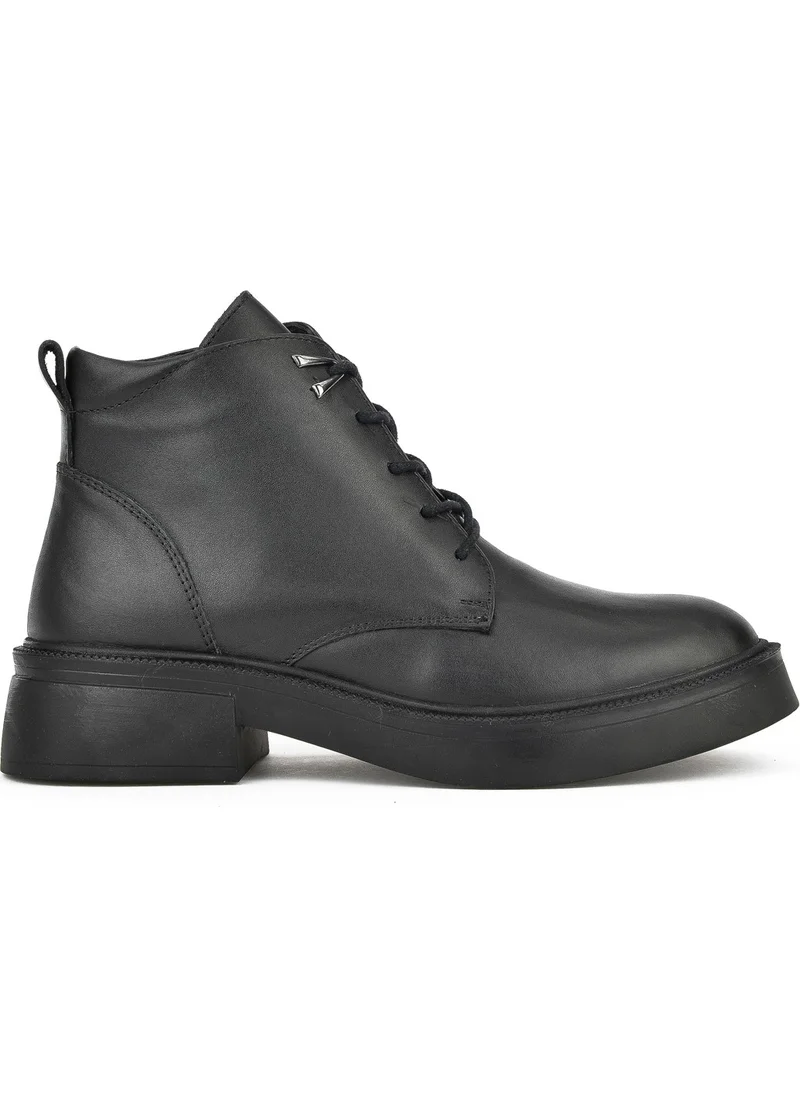 Ziya Women's Leather Boots 143359Z326 Black