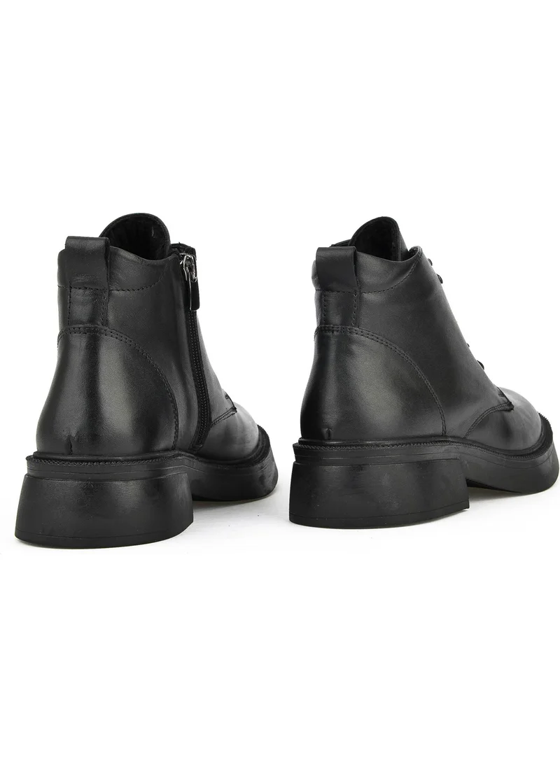 Ziya Women's Leather Boots 143359Z326 Black