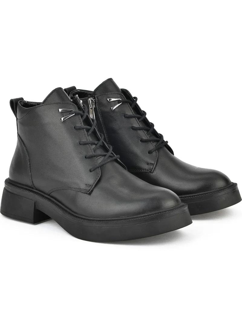 Ziya Women's Leather Boots 143359Z326 Black