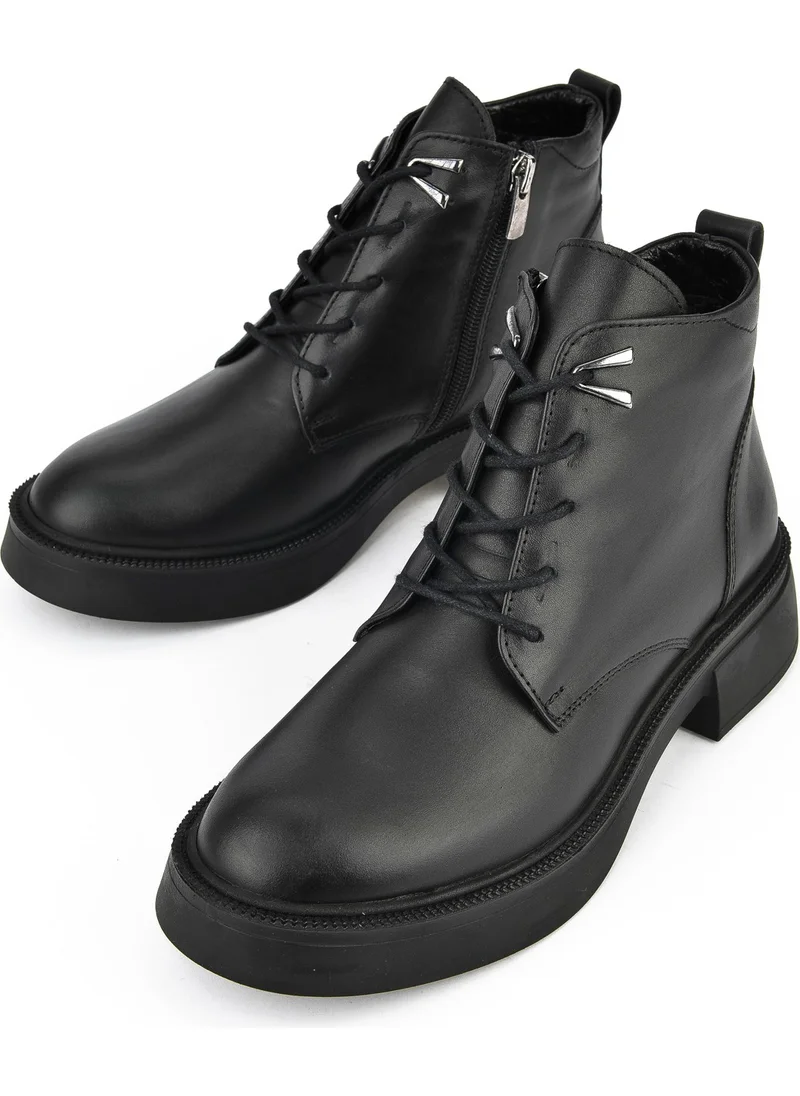 Ziya Women's Leather Boots 143359Z326 Black
