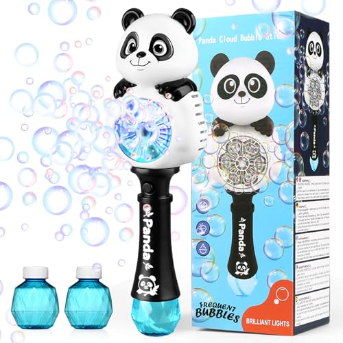 Britik Bubble Wands for Kids Ages 48 Years Old Light Up Bubble Machine Bubble Wand for Parties Outside Toys for Toddlers 35 Automatic Bubble Machine Rechargeable Gifts for 3 Year Old Girl Boy - Image 1