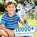 Britik Bubble Wands for Kids Ages 48 Years Old Light Up Bubble Machine Bubble Wand for Parties Outside Toys for Toddlers 35 Automatic Bubble Machine Rechargeable Gifts for 3 Year Old Girl Boy - Image 4