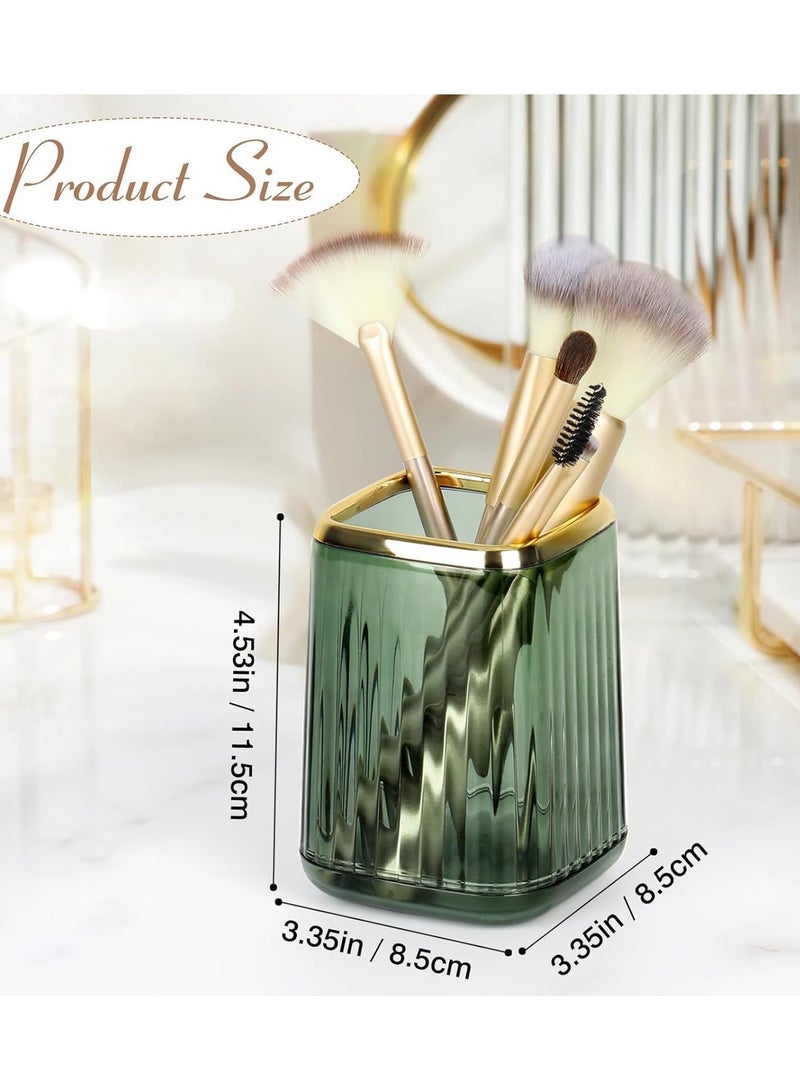 QSHOP Premium Makeup Brush Holder Organizer - Eyebrow Pencil, Brush Holder Basket, Crystal Pen Holder, Cosmetic Storage Tube, Pen Holder - Perfect for Office and Bedroom  - Image 4