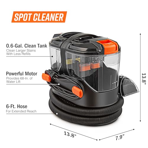 Armor All SCA702 901 7 Amp Portable Spot Cleaner for Car Cleaning Carpet and Upholstery Stain Removal - Image 3