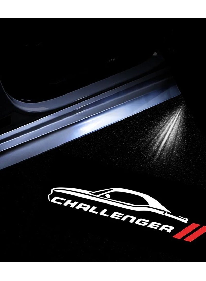 Generic Dodge Challenger Door Logo Light Car Door Projectors light Welcome Light For Challenger - Image 1