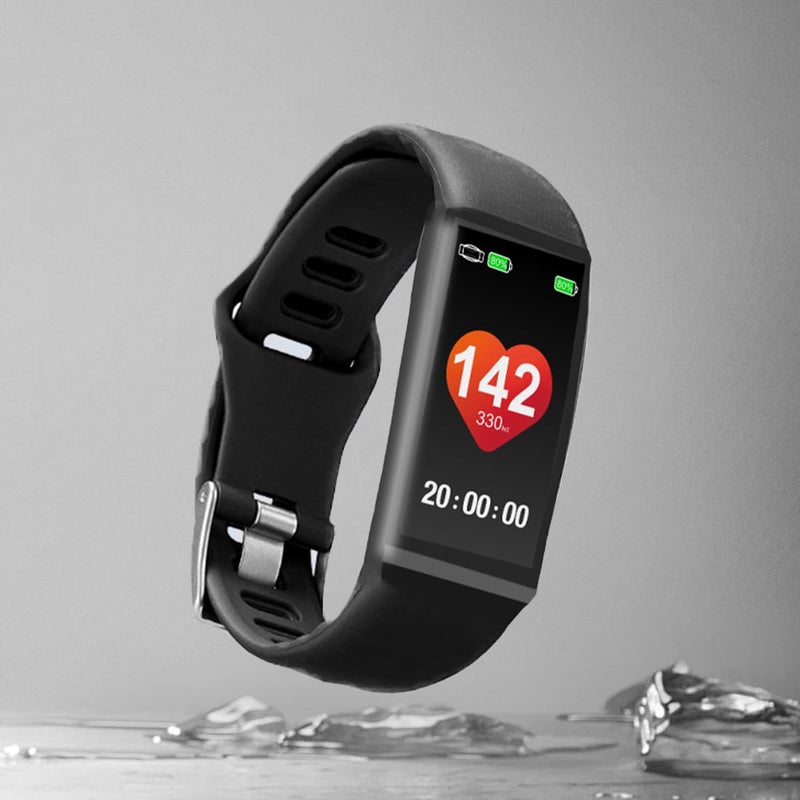 FITCENT Heart Rate Monitor Chest Strap with Fitness Tracker, ANT+ 5.3Khz Bluetooth Heart Rate Monitor Compatible with Polar Garmin DDP Yoga, HR Sensor with Sports Bracelet - Image 3